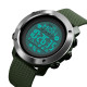 Skmei 1511AG Army-Green Smart Watch + Compass SALE