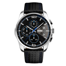 Skmei 9106BU Silver-Black-Blue