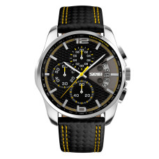 Skmei 9106YL Silver-Black-Yellow SALE
