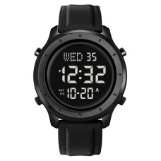 Skmei 1864LBKBK Black-Black Leather SALE