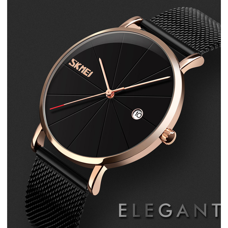 Skmei 9183RGBK Black-Rose Gold SALE