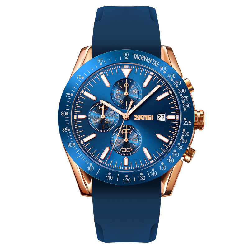 Skmei 9253PRGBU Rose Gold-Blue Sil SALE