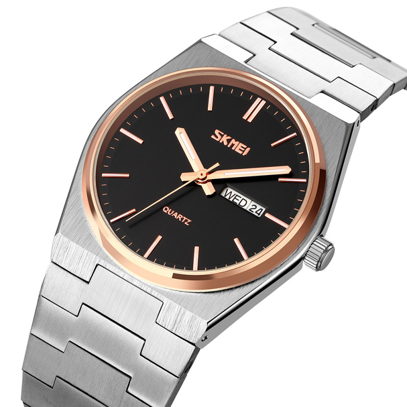 Skmei 9288SIRGBK Silver-Rose Gold-Black SALE