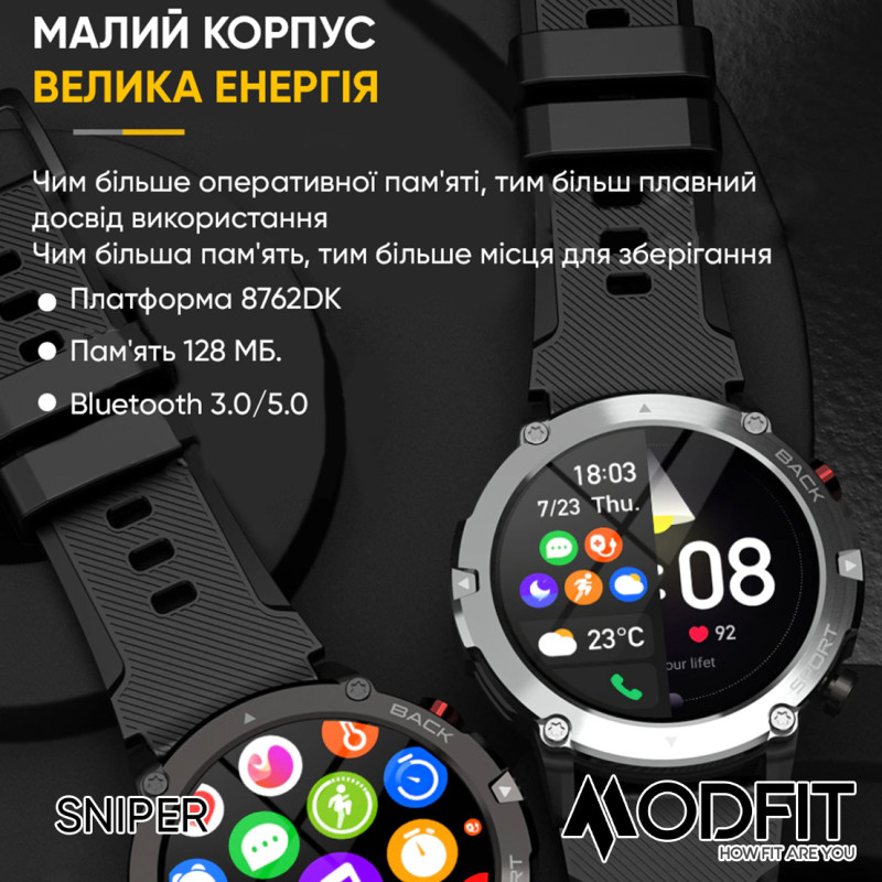 Modfit Sniper All Black 36 мм.