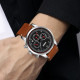 Skmei 9318BKBN Black-Brown