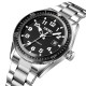 Skmei 9232SSIBK Silver/Black-steel strap