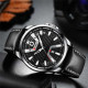 Curren 8379 Silver-Black