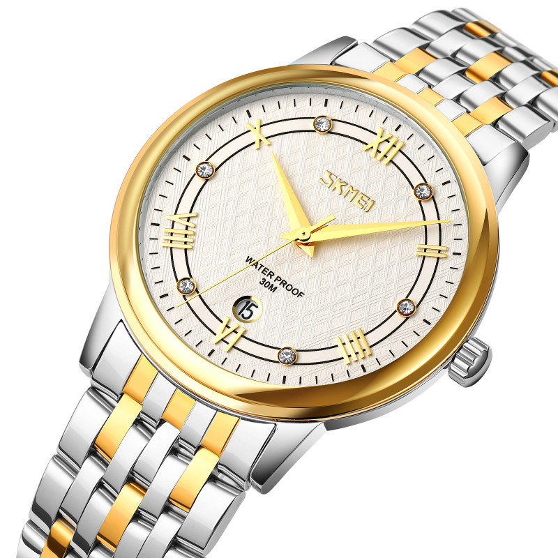 Skmei 9272TGDSI-B Gold/Silver-Silver Men