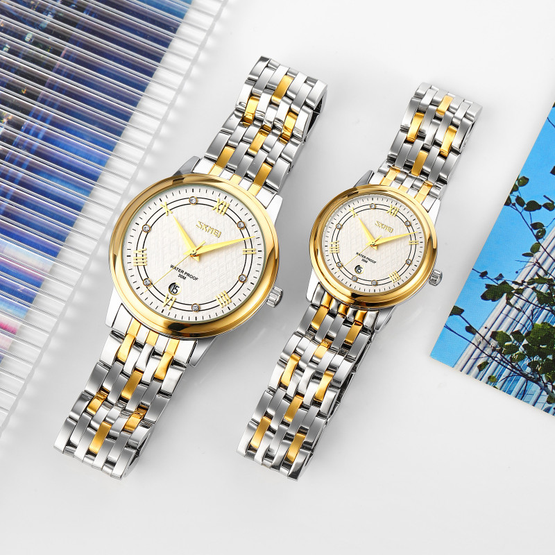 Skmei 9272TGDSI-B Gold/Silver-Silver Men