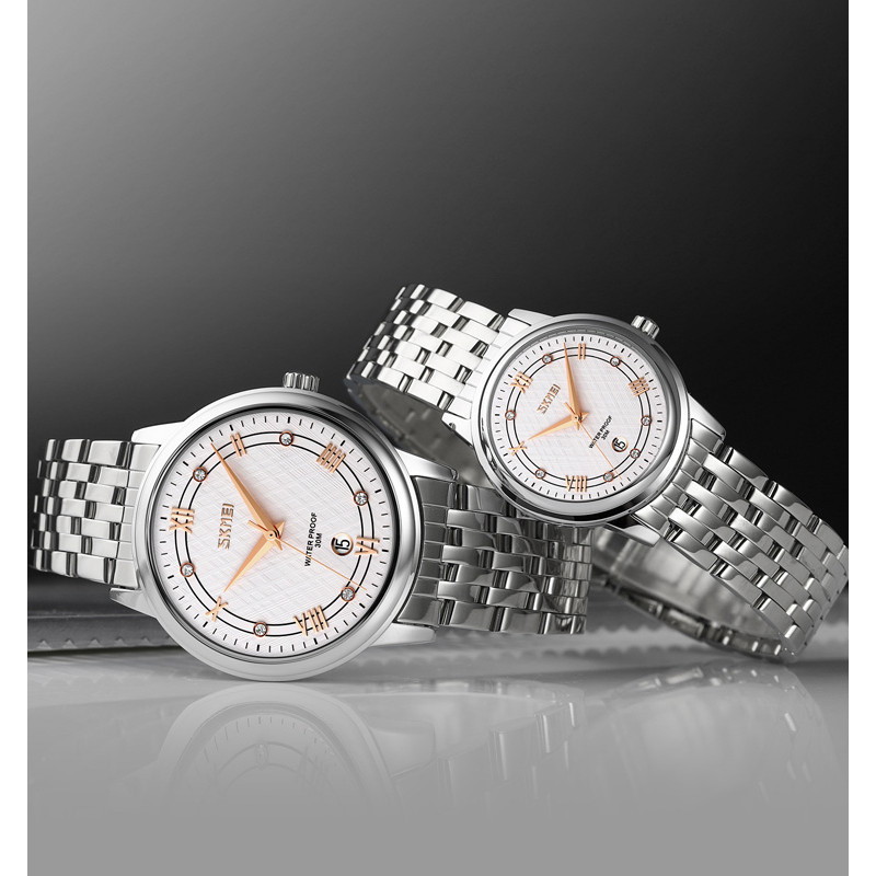 Skmei 9272SISI-B Silver-Silver Men