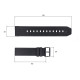 Ремінець для годинника Skmei 1502BK Black