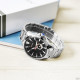 Curren 8372 Silver-Black