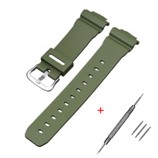 Ремешок для Casio G-Shock DW-6900 Army Green SI