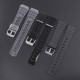 Ремінець для Casio G-Shock F-84/94/105, F-91W, AE1300 Jelly Transparent Silver
