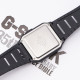 Ремінець для Casio G-Shock 20mm:CA-53W CA-61W FT-100W W-520U W-720G Black Gold