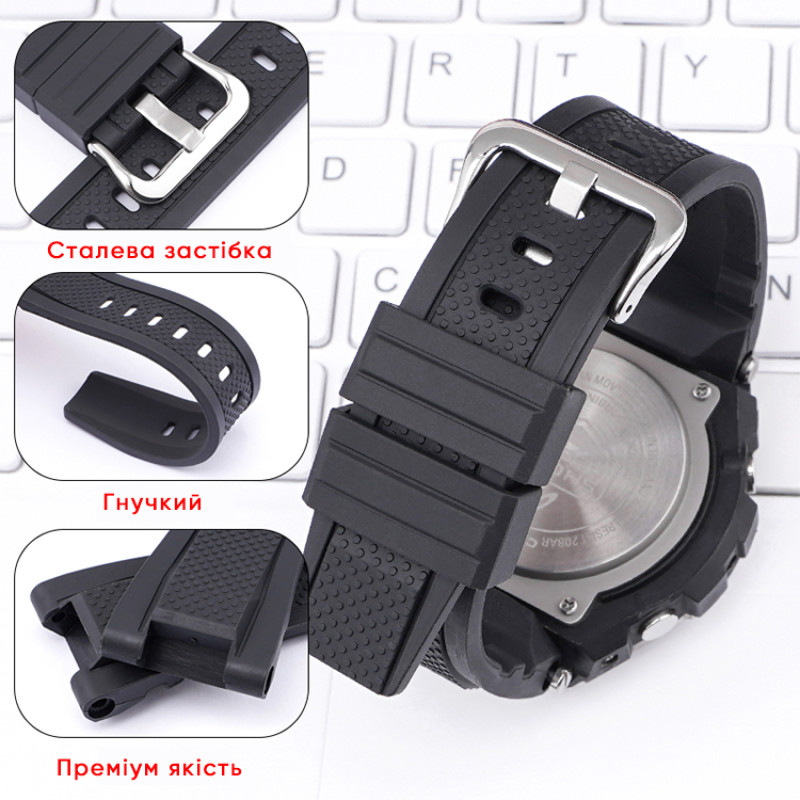 Ремінець для Casio G-Shock GST-W300 Orange SI