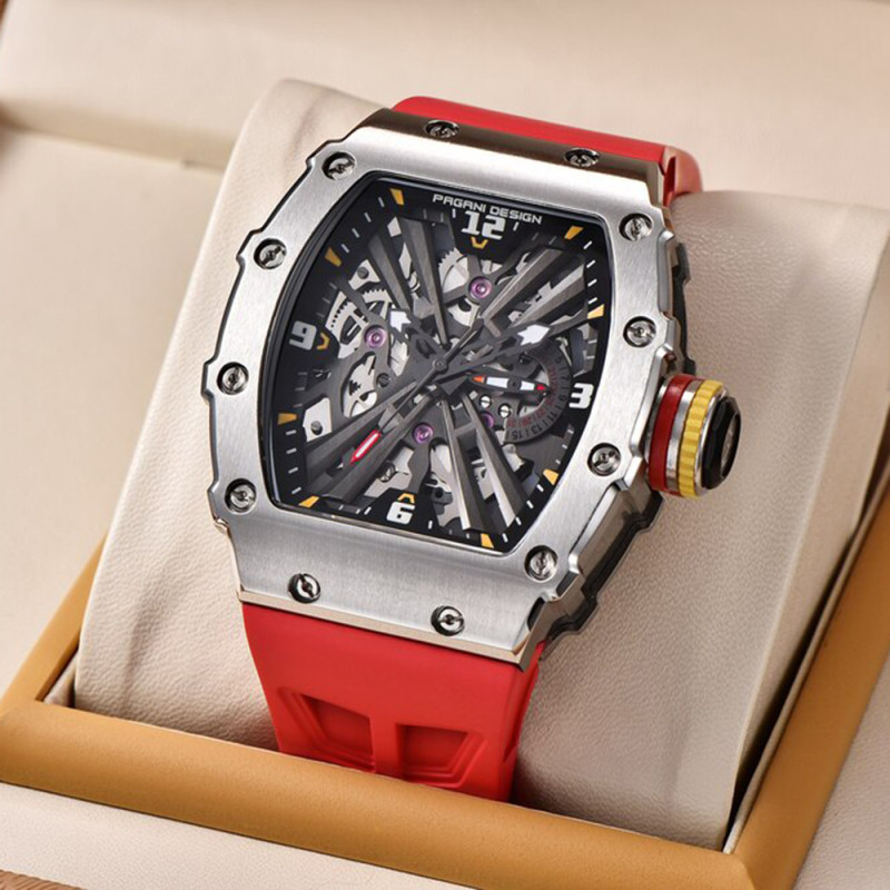 Pagani Design PD-1738 Silver-Red