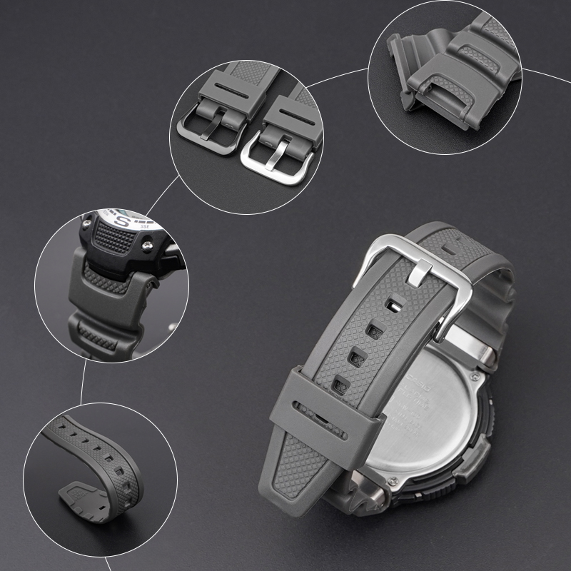 Ремінець для Casio SGW-100 Gray SI