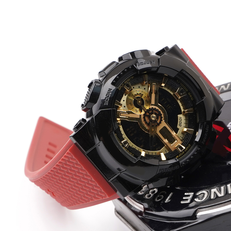 Ремінець для Casio G-Shock GA-100/110 Red SI