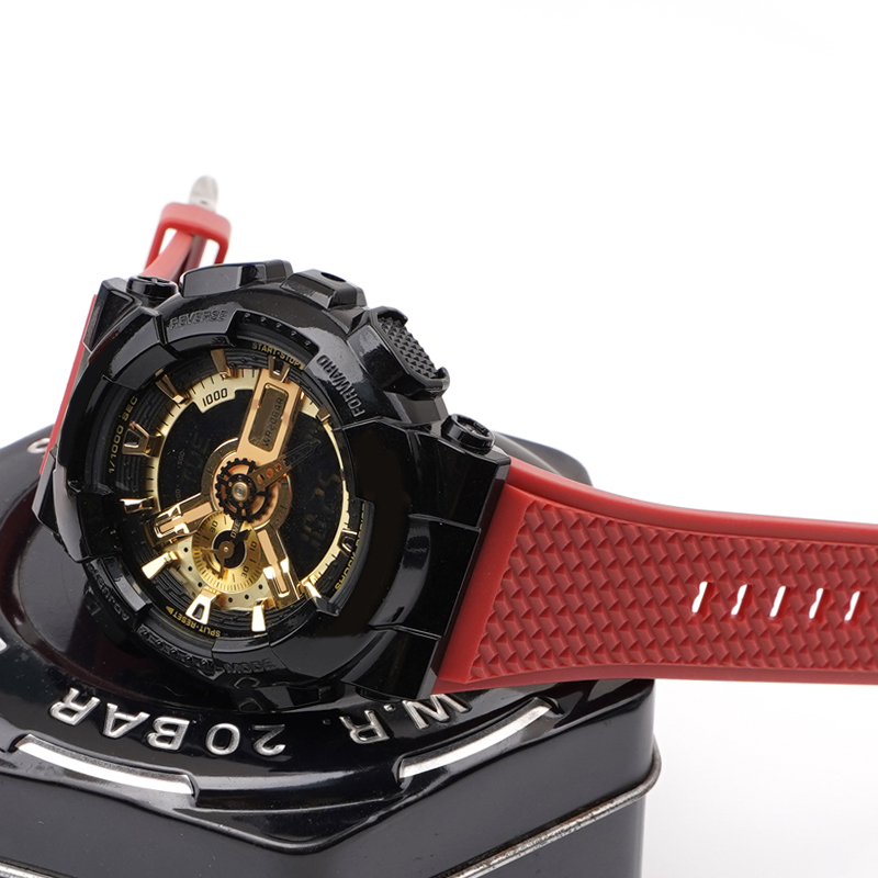 Ремінець для Casio G-Shock GA-100/110 Red SI