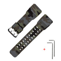 Ремешок для Casio G-Shock GG-1000/GWG-100/GSG-100 Camo Gray SI