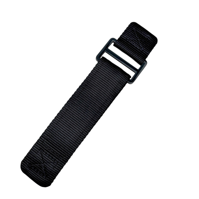 Ремінець для годинника Nylon Pro Black 22 мм