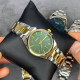 Curren 8439L Silver-Gold-Green