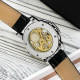 Winner 8012 Diamonds Automatic Black-Silver-Gold-White