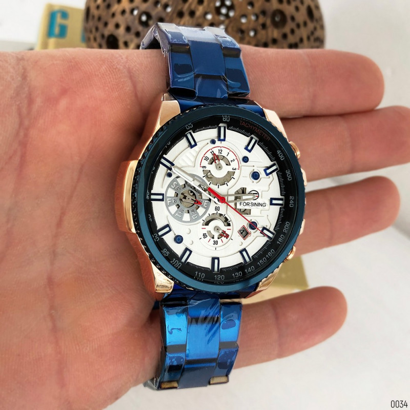 Forsining 6909 Blue-Cuprum-White