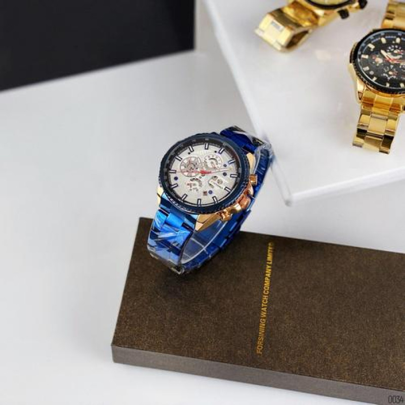 Forsining 6909 Blue-Cuprum-White