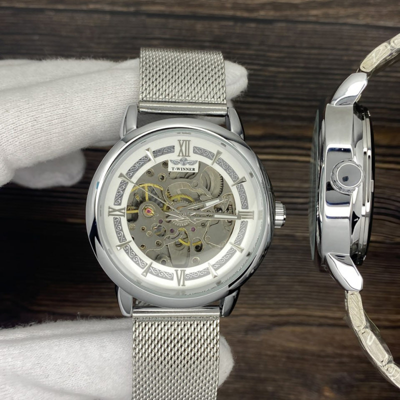 Forsining 8173 Silver-White Steel