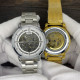 Forsining 8173 Gold-White Mesh