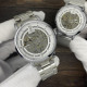 Forsining 8173 Gold-White Mesh