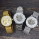 Forsining 8173 Gold-White Mesh