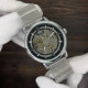 Forsining 8173 Silver-Black Mesh