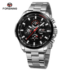 Forsining 6909 Silver-Black-Black