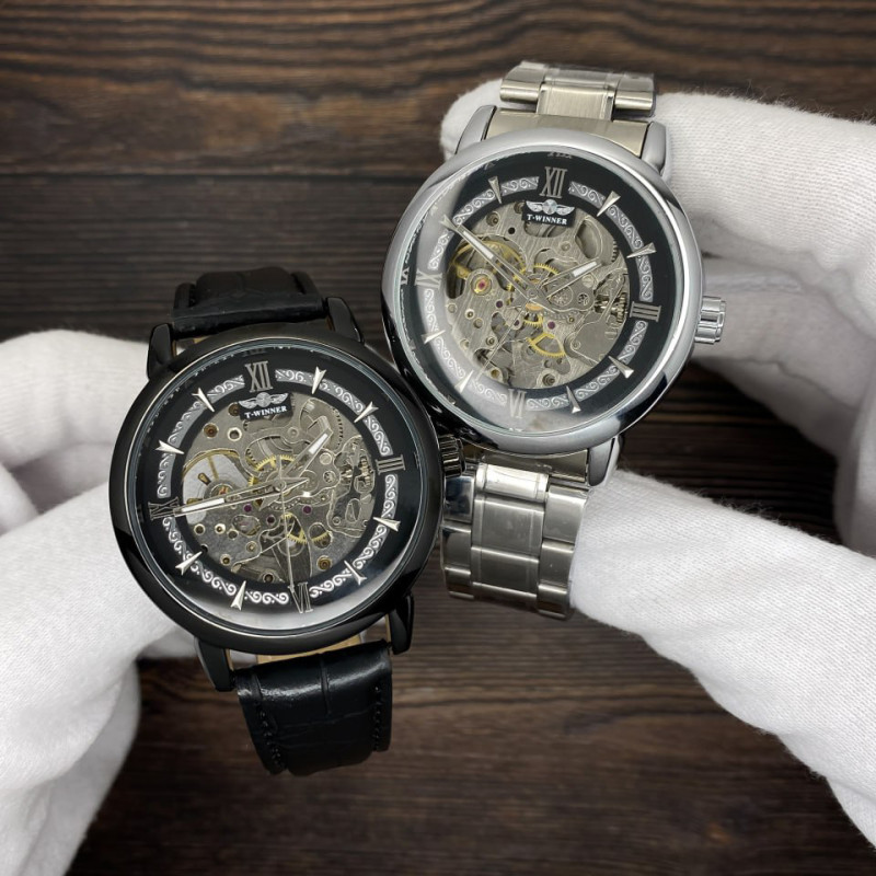 Forsining 8173 Gold-Black Mesh