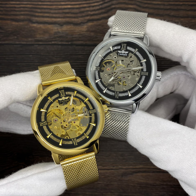 Forsining 8173 Gold-Black Mesh