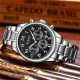 Curren 8466 Silver-Black
