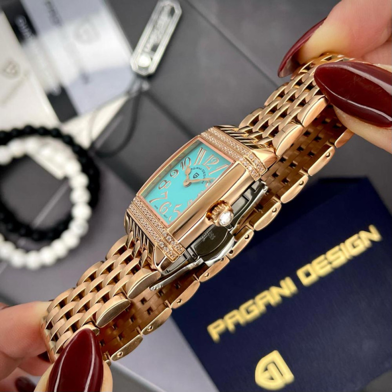 Pagani Design PD-1737 RoseGold-Blue