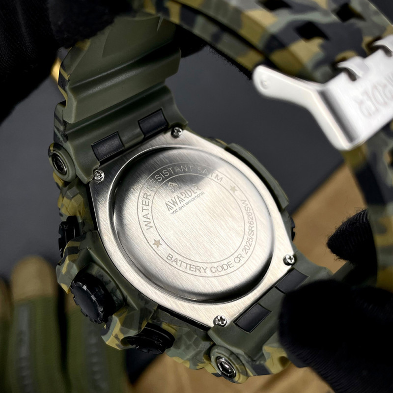 Awarder 001 Тризуб золото Camo Green