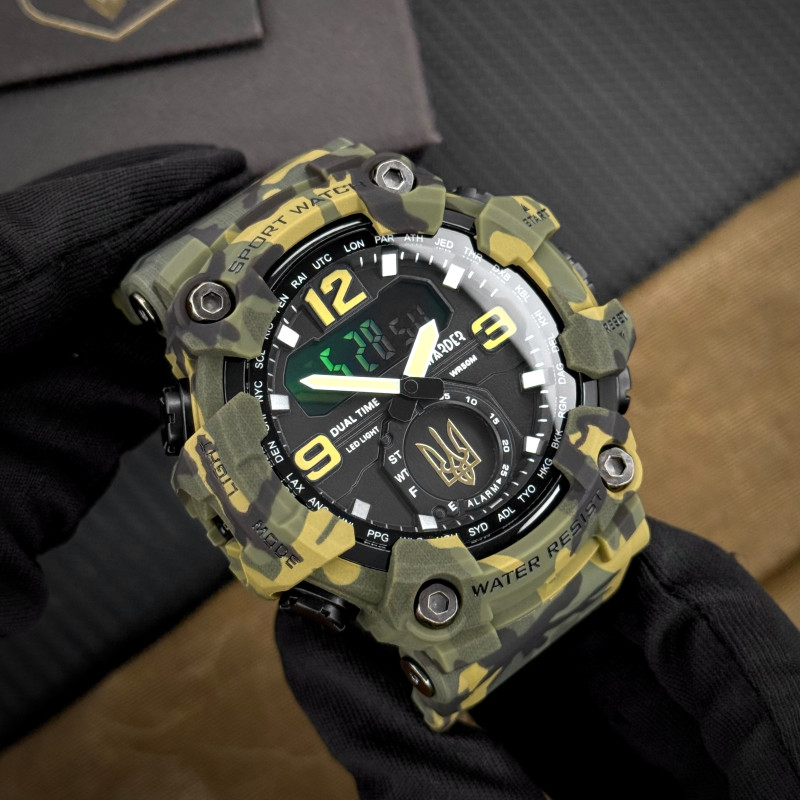 Awarder 004 Тризуб золото Camo Green