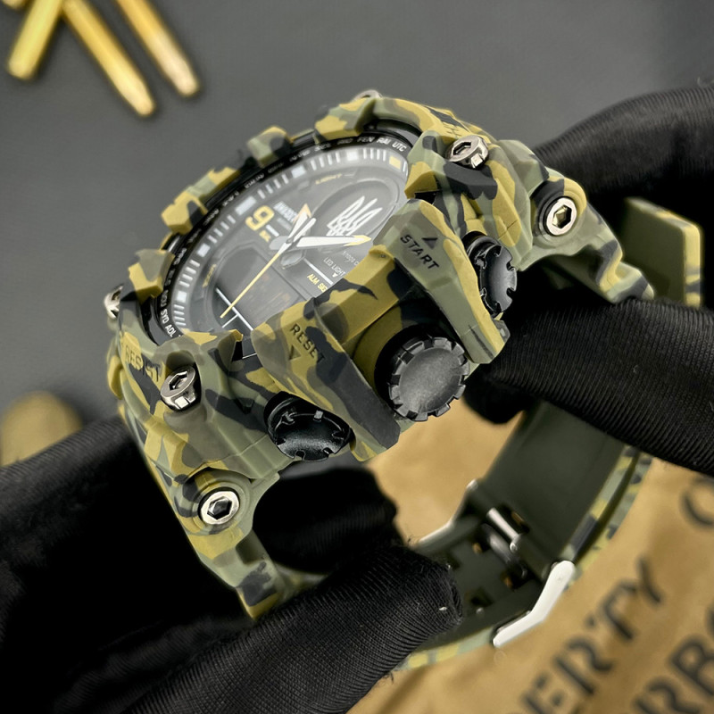 Awarder 001 Тризуб срібло  Camo Green