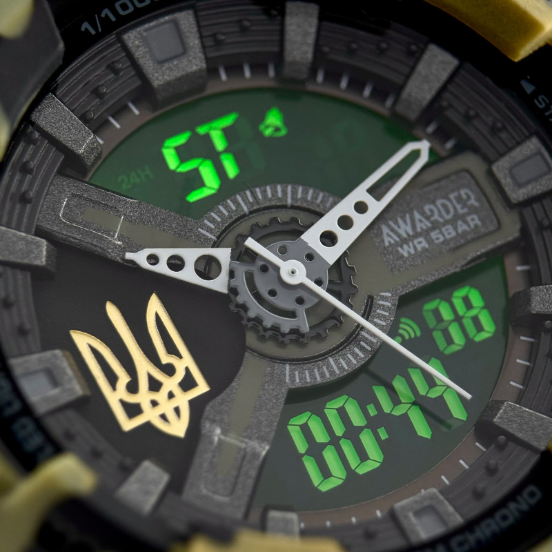 Awarder 005 Тризуб золото Camo Green