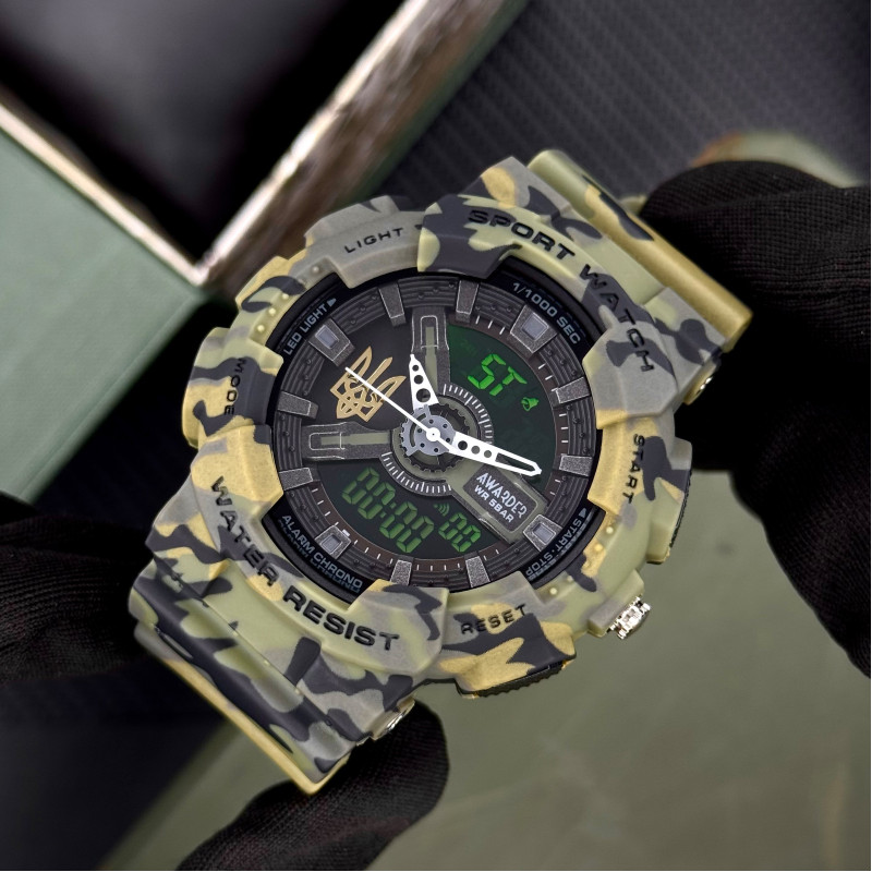 Awarder 005 Тризуб золото Camo Green