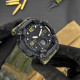 Awarder 004 Тризуб срібло  Army Green-Black