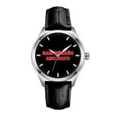 Awarder 035 Ваше лого Silver-Black Leather