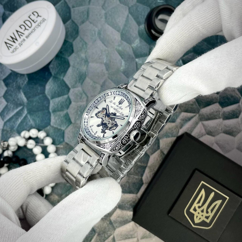 Awarder 021-3D  Де би не був Silver-White Steel