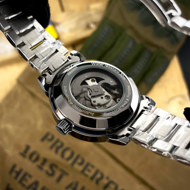 Awarder 022-3D Де би не був Silver-Black Steel