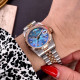 Pagani Design PD-1794L Silver-Rose Gold-Blue